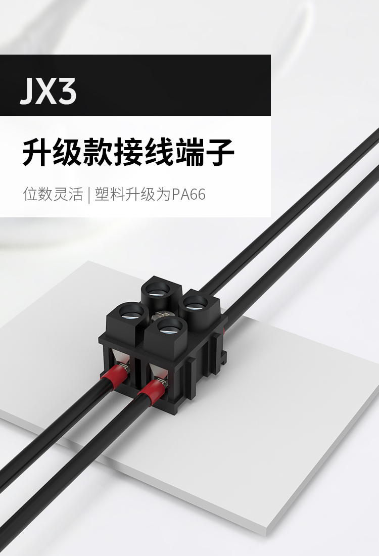 JX3面板固定式接线端子