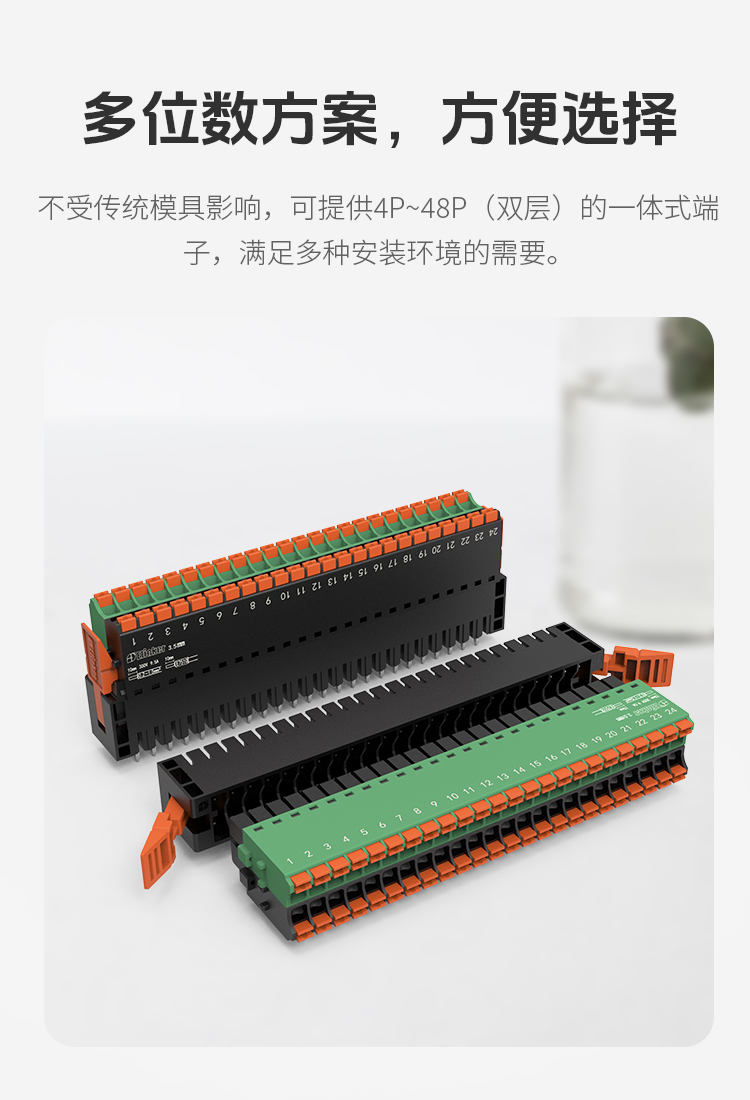 LC89-3.5/LC89-3.81双层快速插拔式接线端子