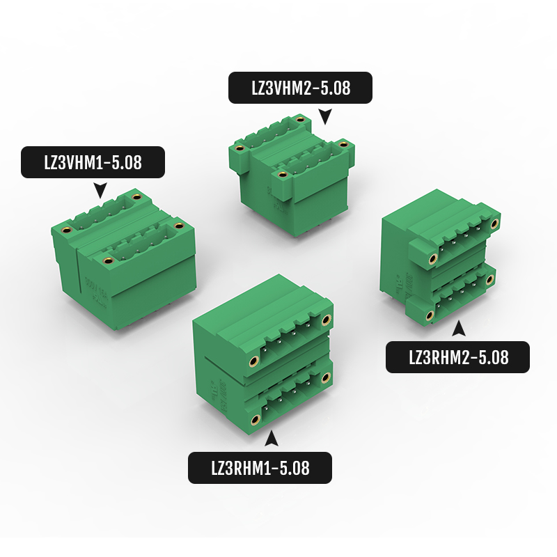 LZ3RHM1-LZ3RHM2-LZ3VHM1-LZ3VHM2-5.08焊接端子PCB线路板插拔系列